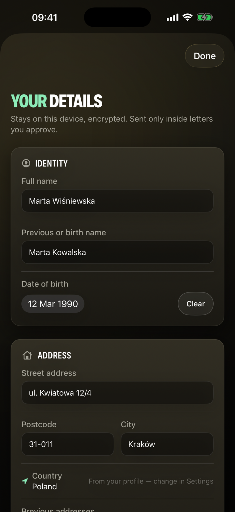 The identity vault